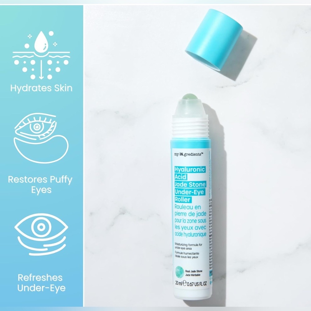 My iN.gredients | Hyaluronic Acid Jade Stone Under- Eye Roller Self-Care 4 Avail